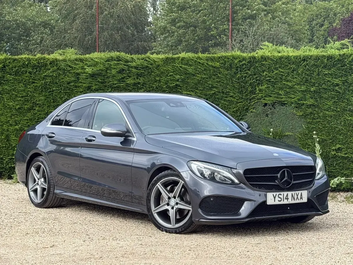 Used Mercedes C220 AMG line 2014 Grey Sedan