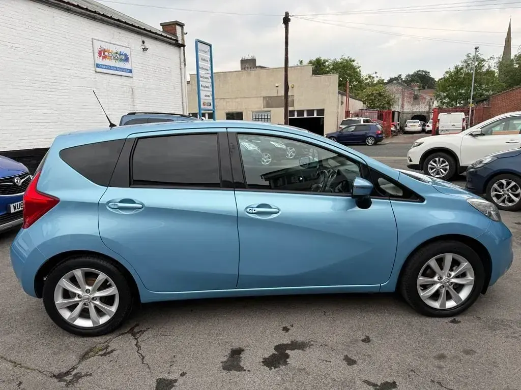 Used Nissan Note S 98 HP (72 kW) 2016 Blue Hatchback