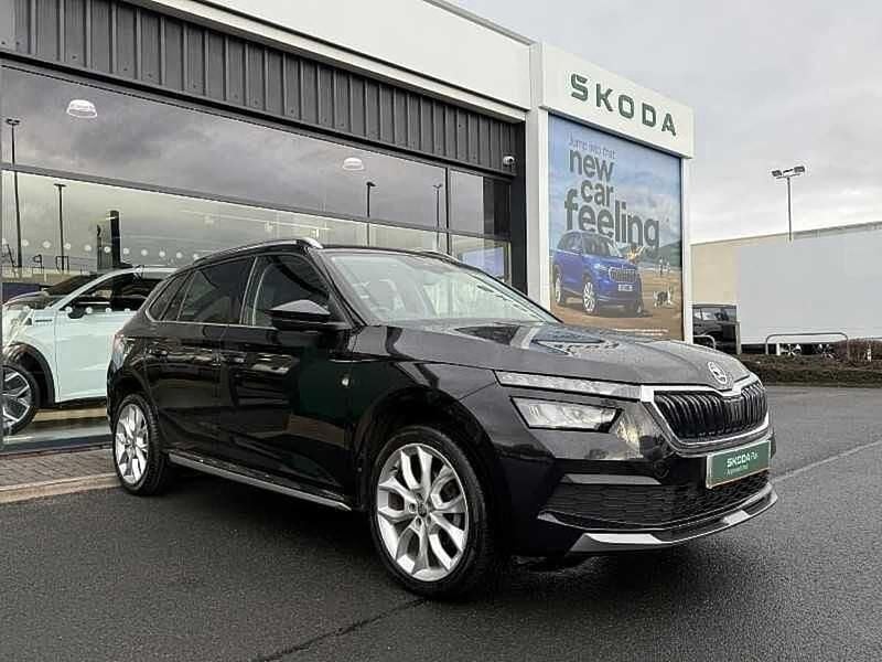 Black magic pearl effect Used 2021 Skoda Kamiq SE L SUV | £13,695 (Fair price) - Image 1/4