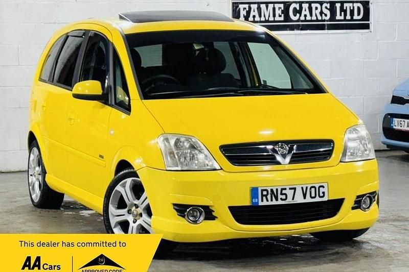 Yellow Used 2008 Vauxhall Meriva Design Edition MPV | £2,500 (Fair price) - Image 1/1