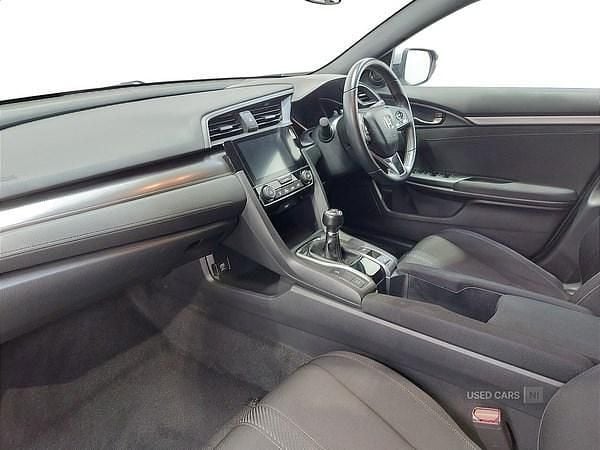 Used Honda Civic SR 2021 White Hatchback