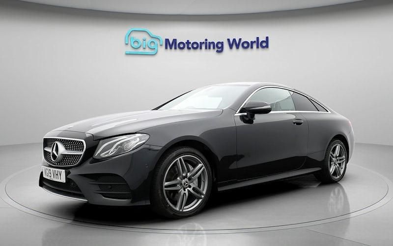 Used Mercedes E220 AMG line 194 HP (142 kW) 2019 Black Coupe