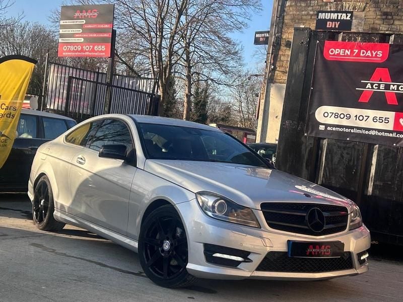 Silver Used 2015 Mercedes C250 Sport Edition Coupe | £6,795 (Super price) - Image 1/4