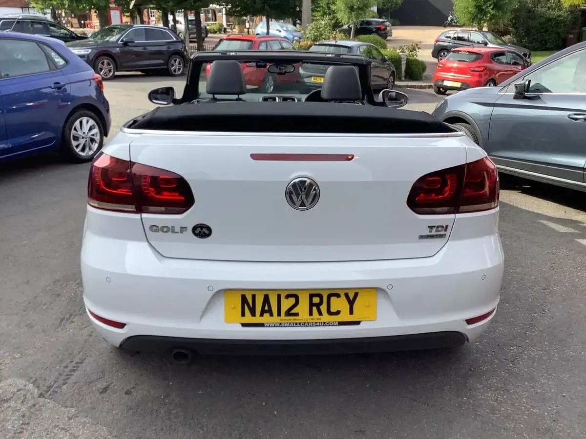 Used VW Golf Cabriolet S 2012 White Cabriolet