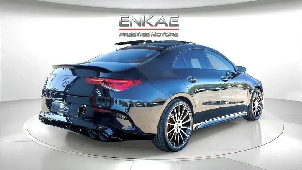 Used Mercedes CLA180 AMG line 136 HP (100 kW) 2021 Black Sedan