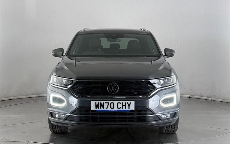 Begagnad VW T-Roc R-line 150 HK (110 kW) 2021 Grå SUV