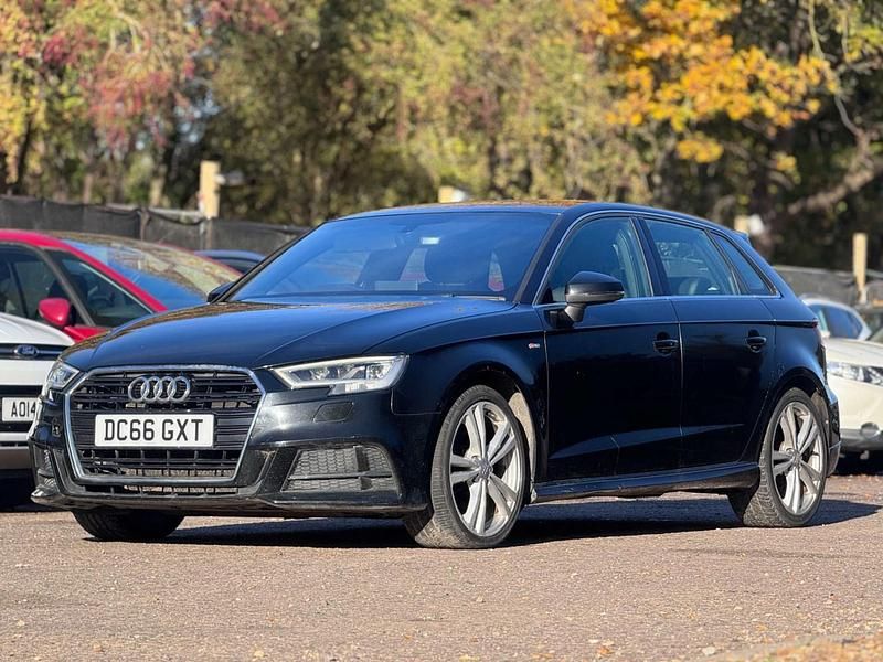 Used Audi A3 S-Line 2017 Black Hatchback