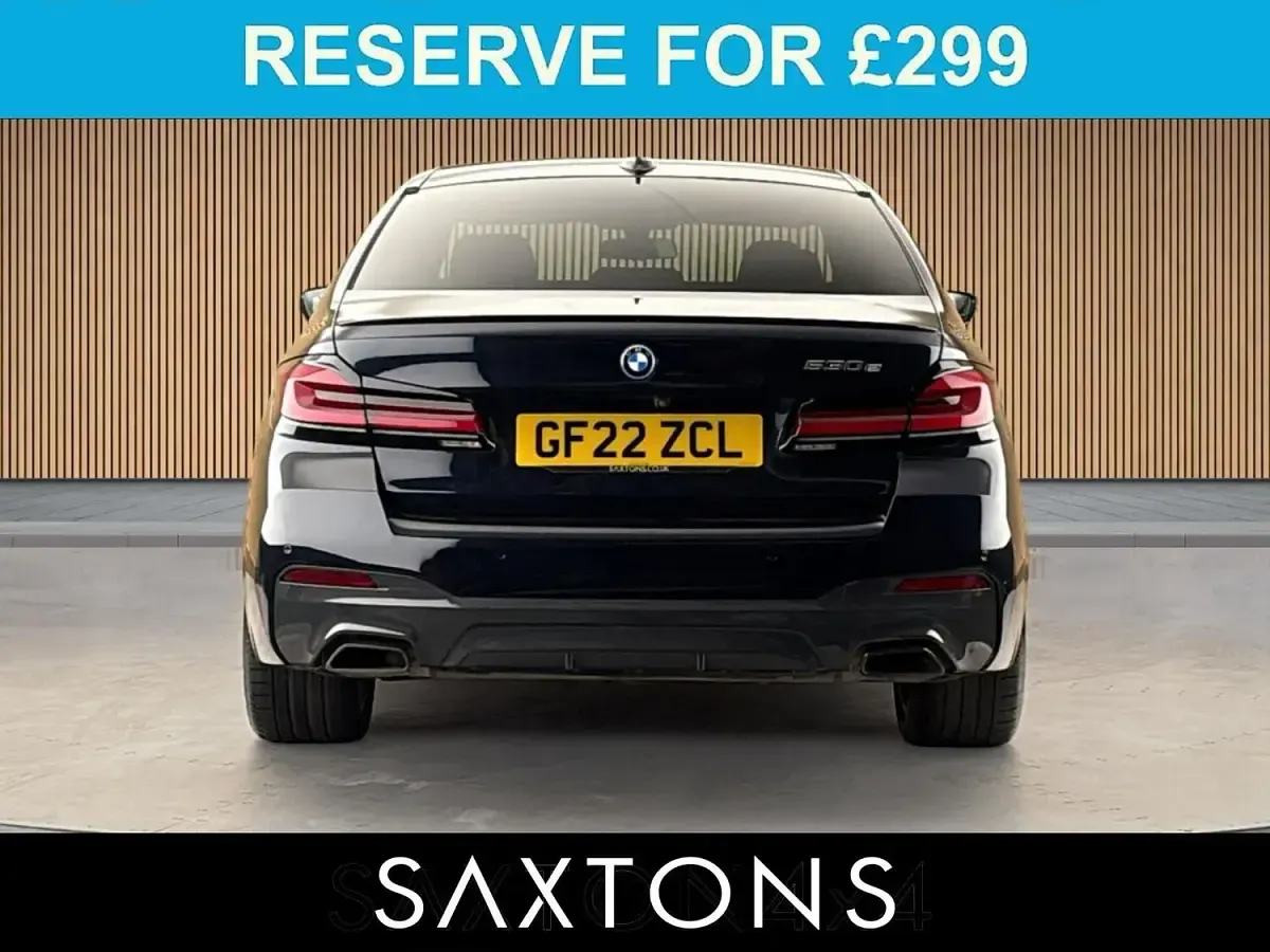 Used BMW 530e M Sport 2022 Black Sedan
