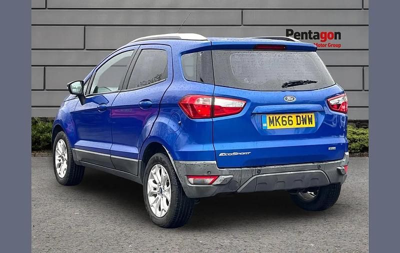 Used Ford Ecosport Zetec 123 HP (90 kW) 2016 Blue SUV