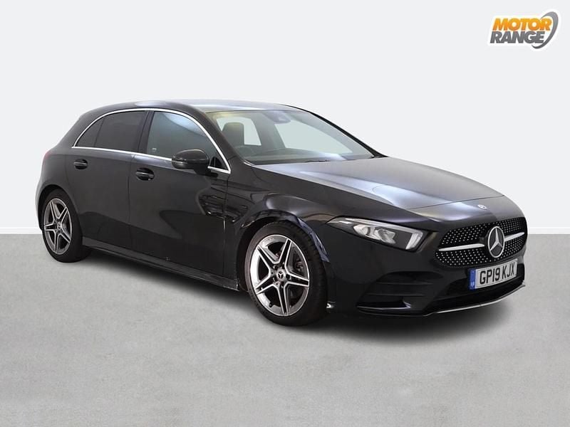 Black Used 2019 Mercedes A200 AMG line Hatchback | £15,595 (Good price) - Image 1/4