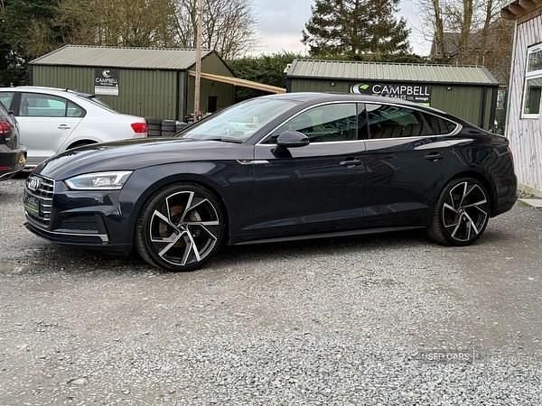 Used Audi A5 S-Line 2017 Blue Coupe