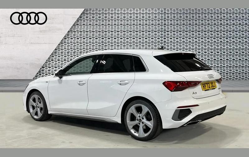 Used Audi A3 S-Line 147 HP (108 kW) 2022 White Sedan