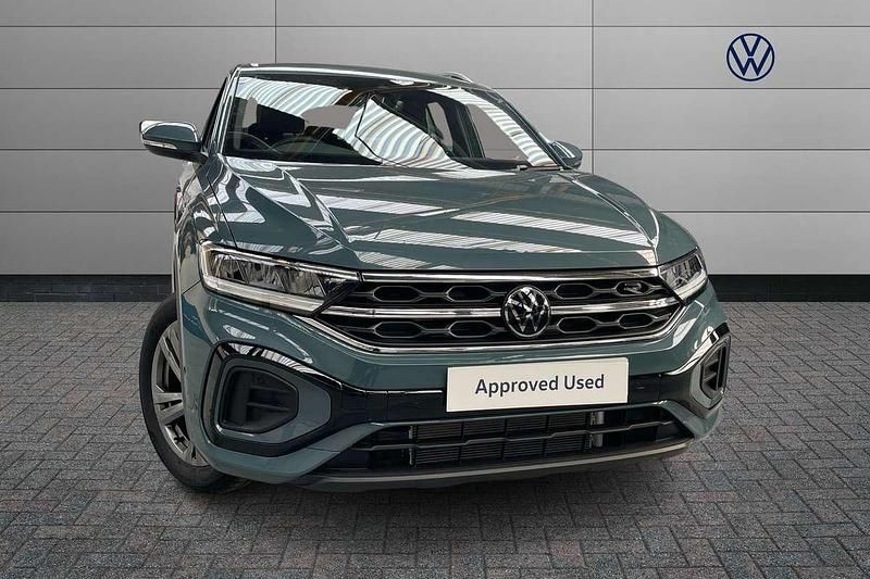 Blue New 2025 VW T-Roc R-line SUV | £31,429 (A bit pricey) - Image 1/4