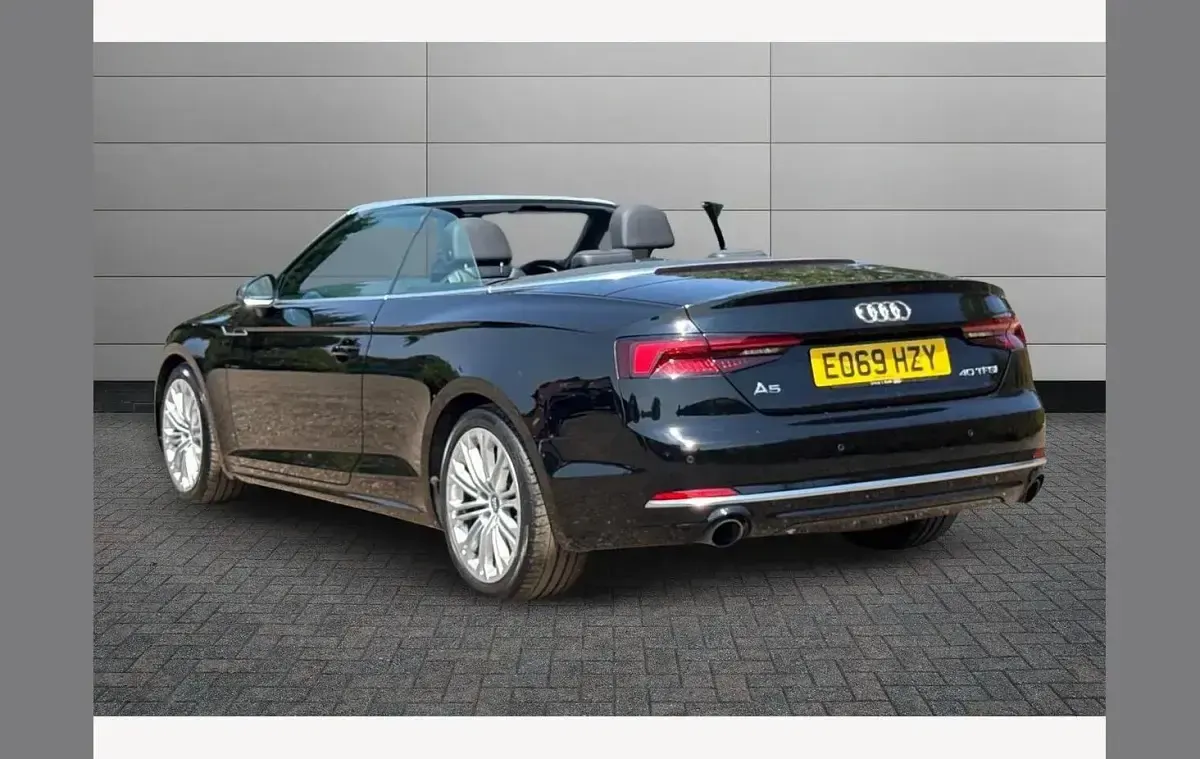 Used Audi A5 Cabriolet Sport 187 HP (137 kW) 2019 Black Cabriolet