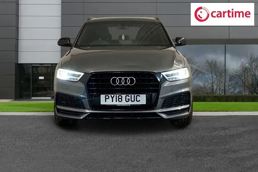 Begagnad Audi Q3 Black Edition 150 HK (110 kW) 2018 Grå SUV