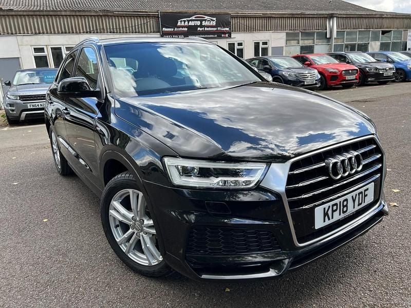 Used Audi Q3 S-Line 150 HP (110 kW) 2018 Black SUV