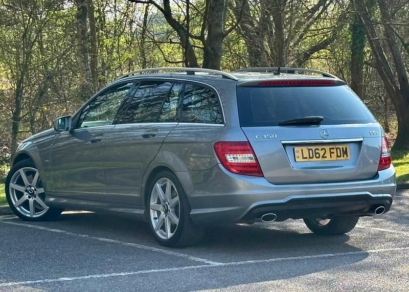 Käytetty Mercedes C350 2012 Hopea Farmari