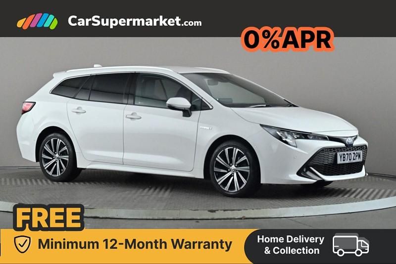 White Used 2021 Toyota Corolla Design Estate | £21,597 - Image 1/4