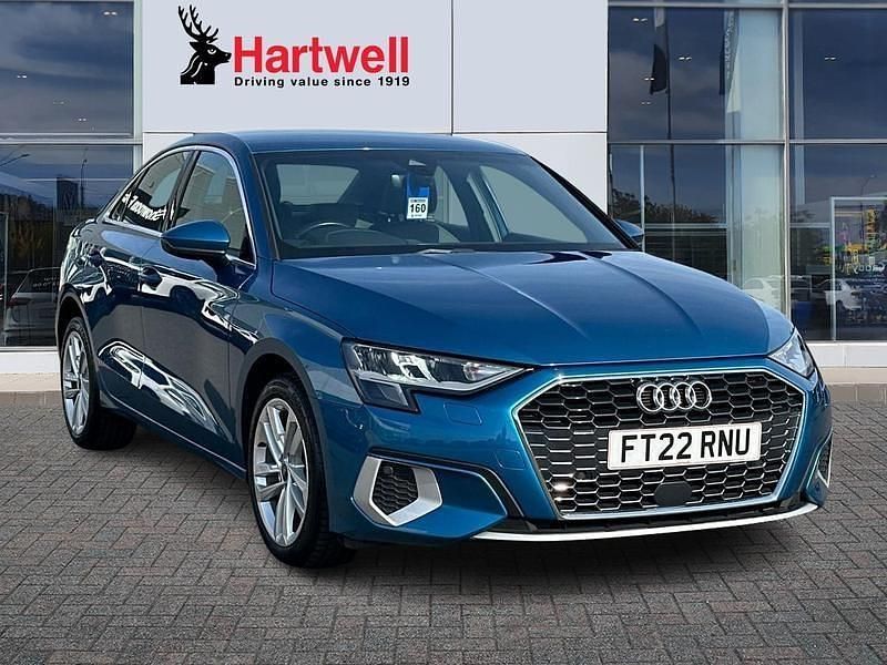 Blue Used 2022 Audi A3 Sport Sedan | £20,499 (Super price) - Image 1/3
