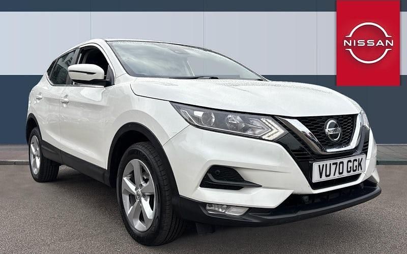 White Used 2020 Nissan Qashqai Acenta Premium SUV | £10,302 (Super price) - Image 1/4