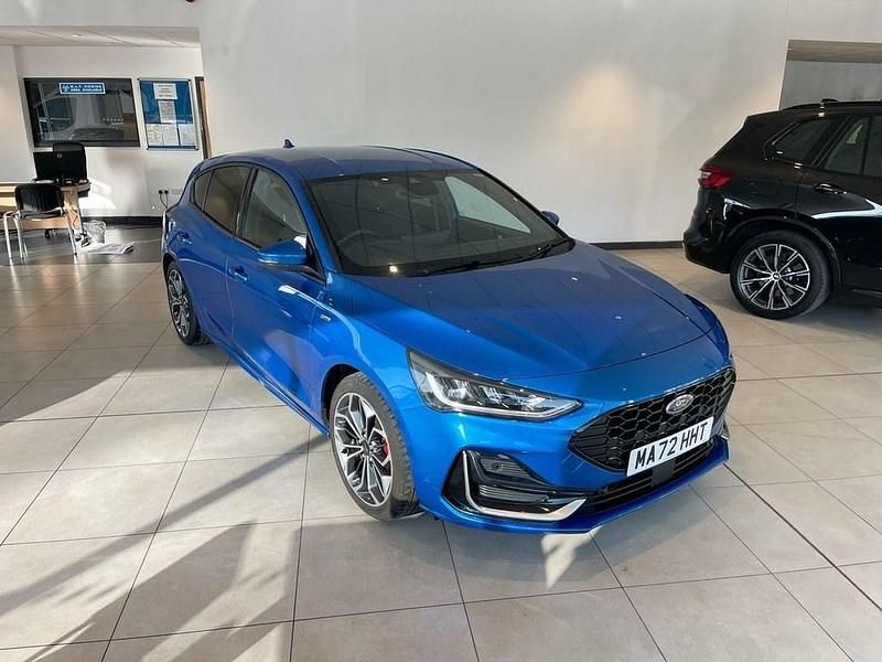 Blue Used 2022 Ford Focus ST-Line Hatchback | £17,499 (A bit pricey) - Image 1/4