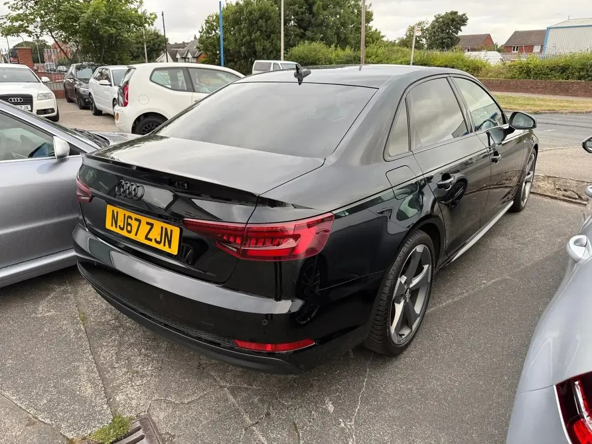 Used Audi A4 Black Edition 150 HP (110 kW) 2017 Black Sedan