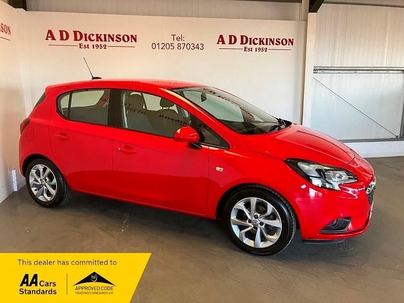 Used Vauxhall Corsa 75 HP (55 kW) 2019 Red Hatchback