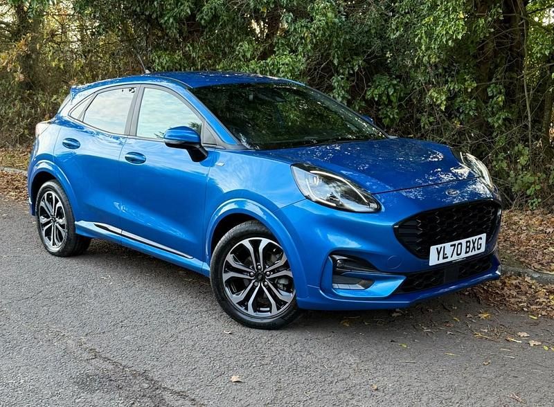 Blue Used 2021 Ford Puma ST-Line Hatchback | £9,995 - Image 1/4