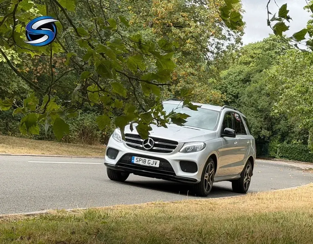 Used Mercedes GLE250 AMG line 201 HP (147 kW) 2018 Silver SUV