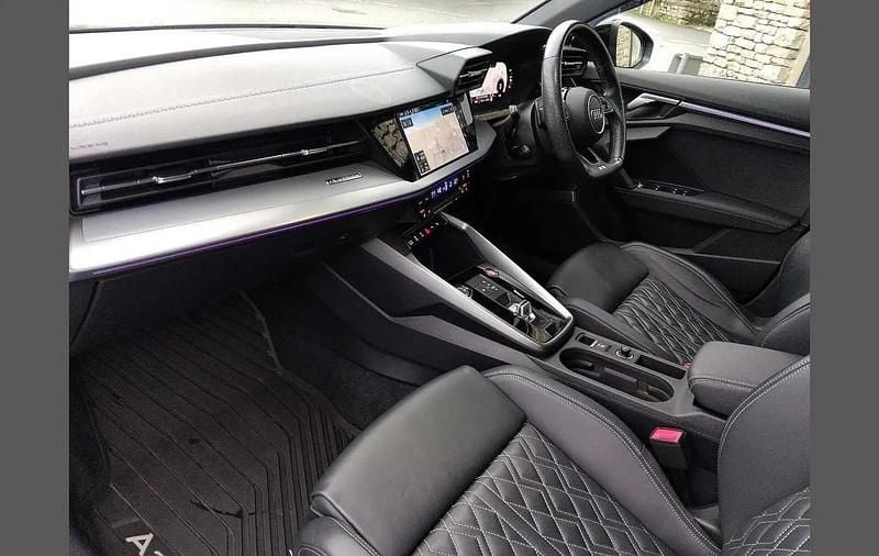 Used Audi S3 Black Edition 306 HP (225 kW) 2023 Blue Sedan