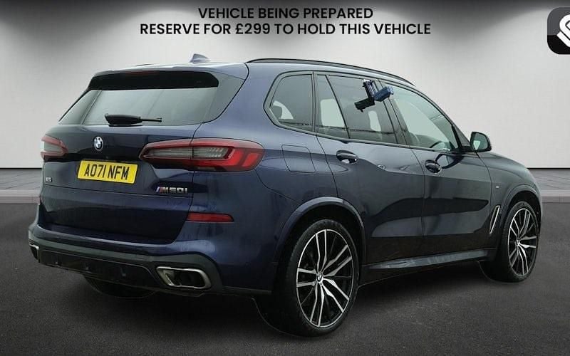 Used BMW X5 530 HP (389 kW) 2021 Tanzanite blue SUV