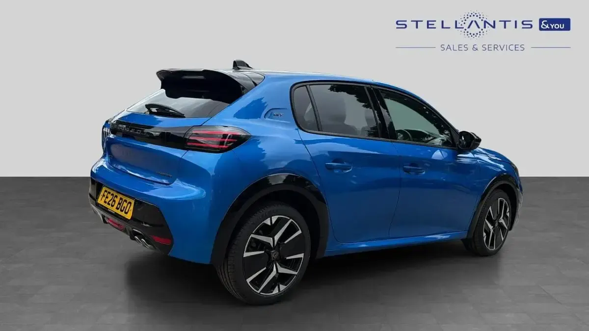 New Peugeot 208 GT 143 HP (105 kW) 2026 Blue Hatchback