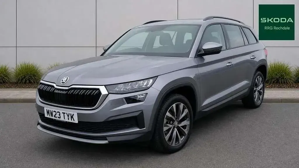Used Skoda Kodiaq SE Drive 150 HP (110 kW) 2023 Graphite grey metallic SUV