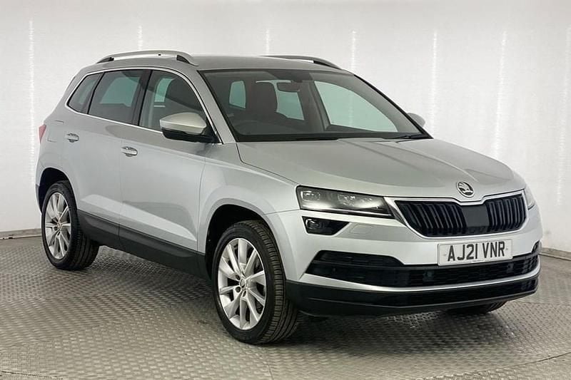 Silver Used 2021 Skoda Karoq SE L SUV | £16,290 (Good price) - Image 1/1