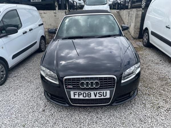 Used Audi A4 Cabriolet S-Line 2008 Black Cabriolet
