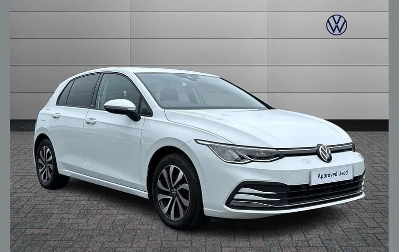 White Used 2022 VW Golf VIII Active Hatchback | £17,699 (Fair price) - Image 1/4
