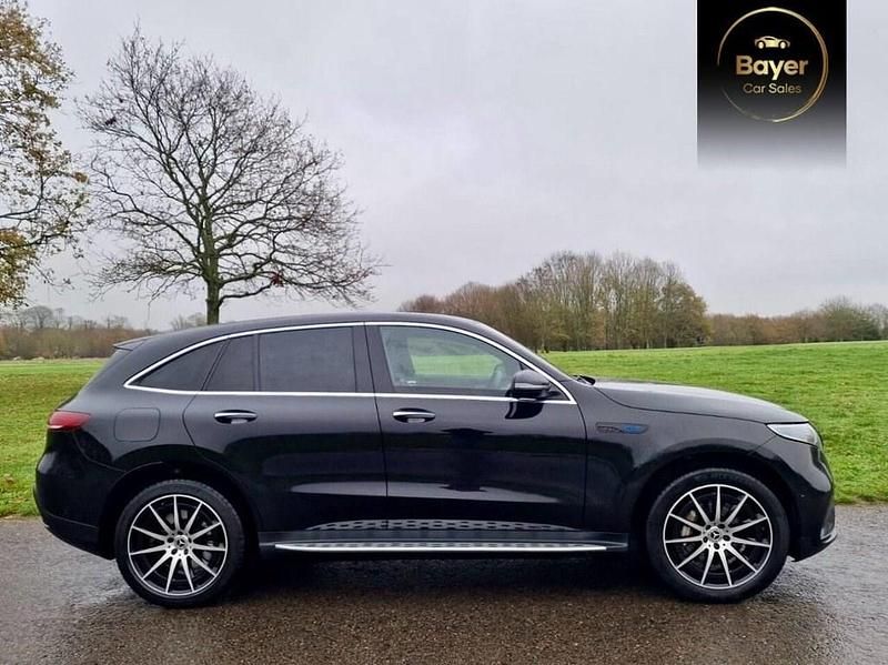 Used Mercedes EQC400 AMG line 300 kW (408 HP) 2021 Black SUV