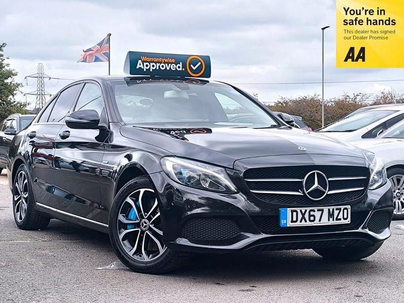 Black Used 2017 Mercedes C350e Sedan | £7,495 (A bit pricey) - Image 1/4