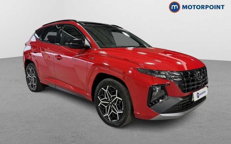 Red Used 2022 Hyundai Tucson N Line SUV | £25,249 (Fair price) - Image 1/4