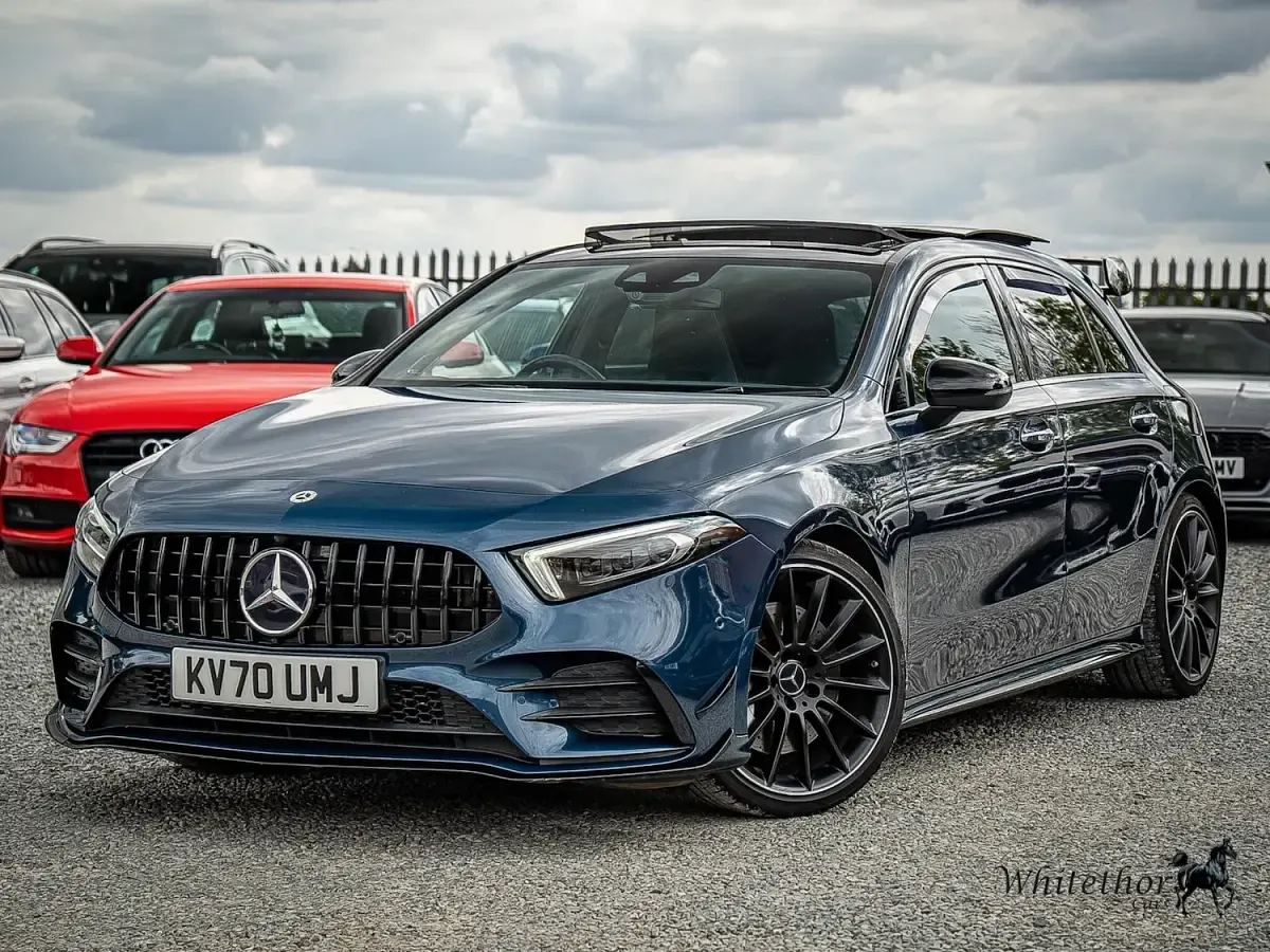 Used Mercedes A35 AMG Premium Plus 2020 Blue Hatchback