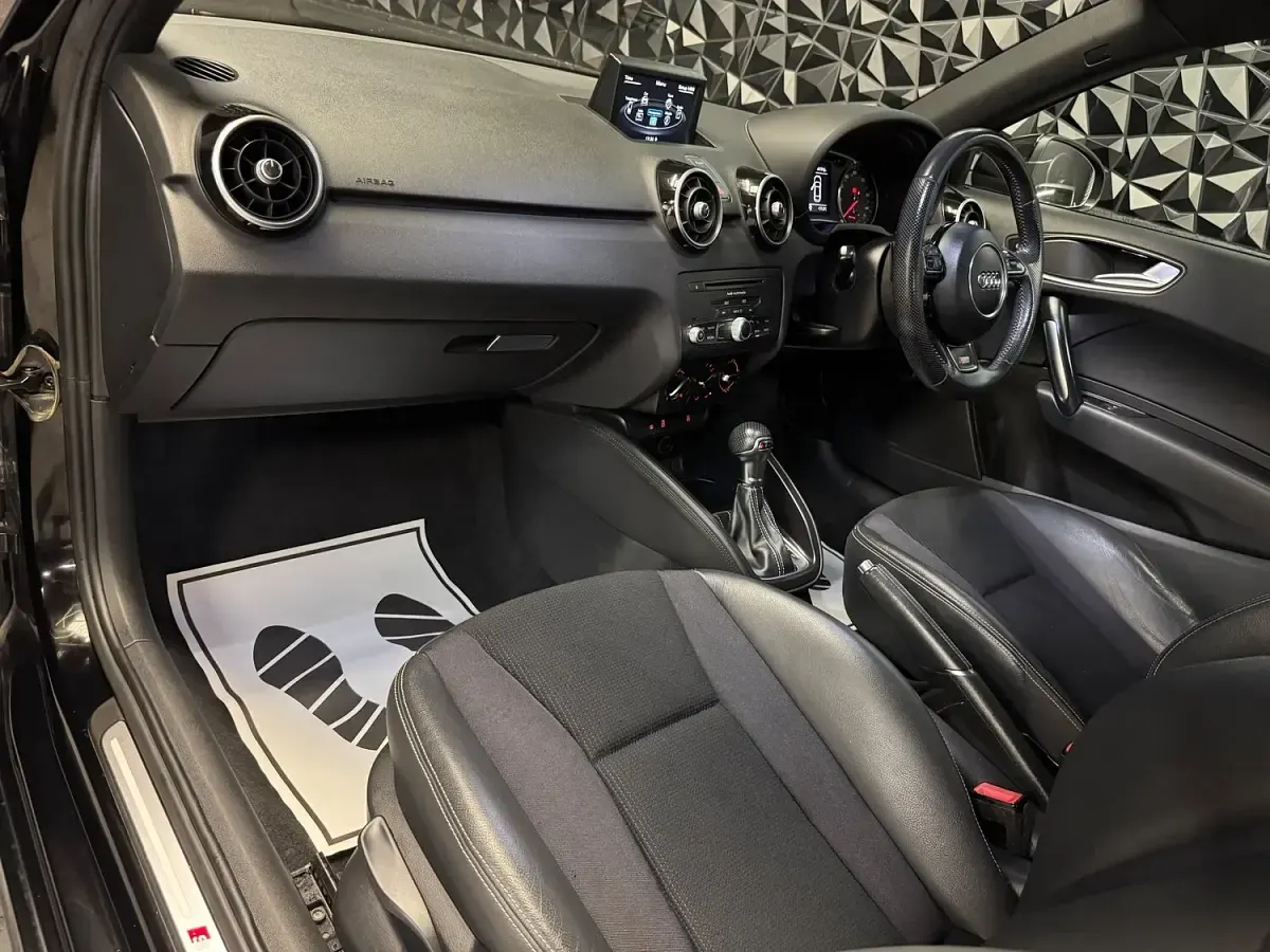 Used Audi A1 S-Line 122 HP (89 kW) 2015 Black Hatchback