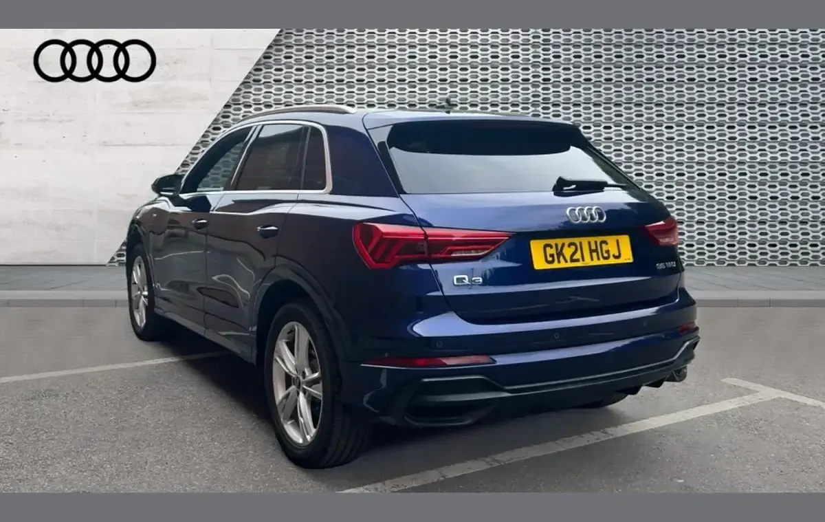 Used Audi Q3 S-Line 150 HP (110 kW) 2021 Blue SUV