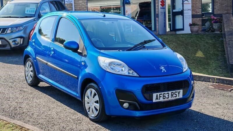 Poseidon blue Used 2013 Peugeot 107 Active Hatchback | £5,695 (Fair price) - Image 1/4