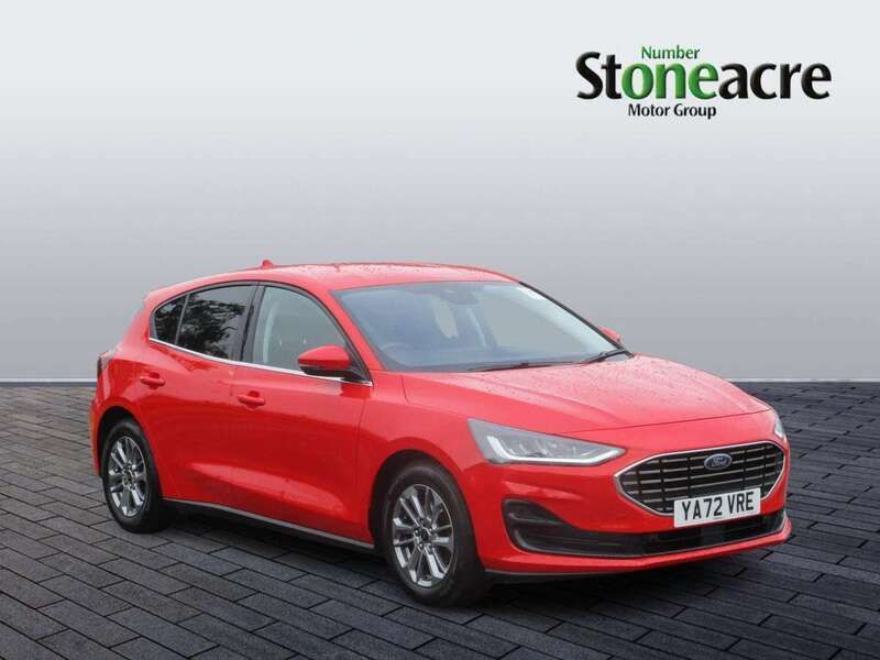 Red Used 2023 Ford Focus Titanium Hatchback | £15,999 (Fair price) - Image 1/4