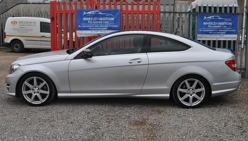Used Mercedes C220 Sport Edition 170 HP (125 kW) 2014 Silver Coupe