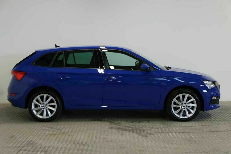Used Skoda Scala SE 110 HP (80 kW) 2022 Blue Hatchback