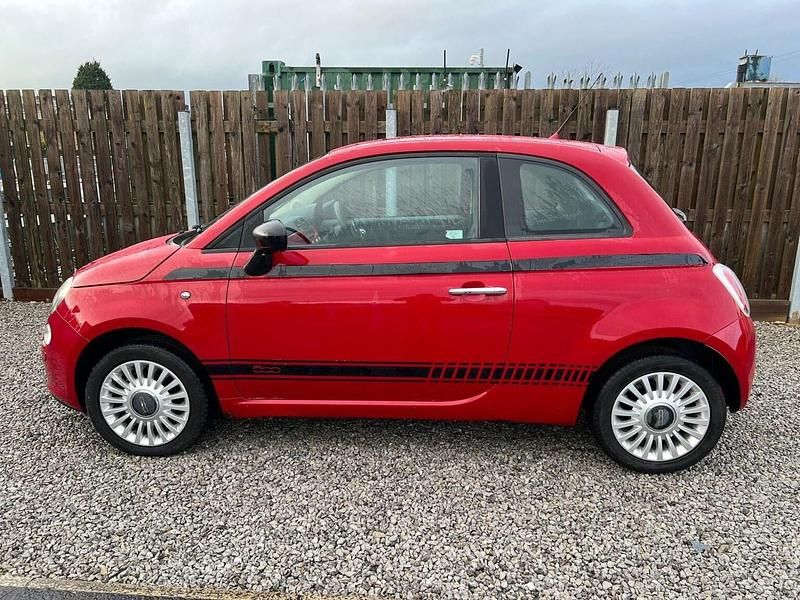 Used Fiat 500 Pop 69 HP (50 kW) 2009 Red Hatchback