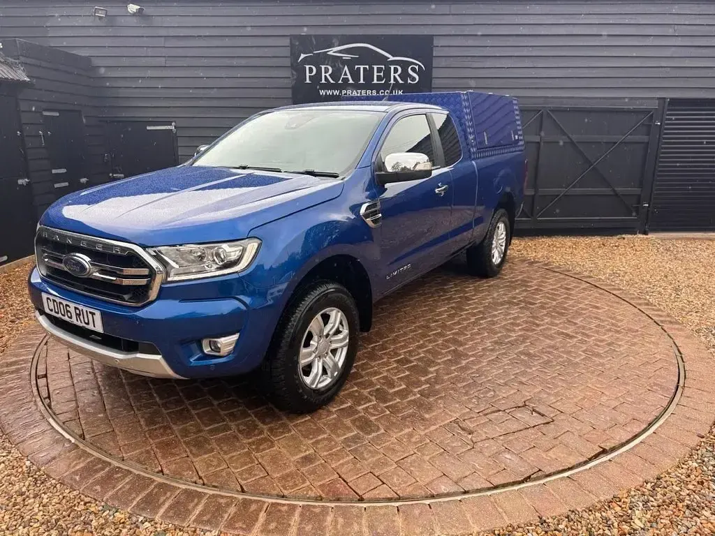 Used Ford Ranger Limited 2019 Blue Pickup