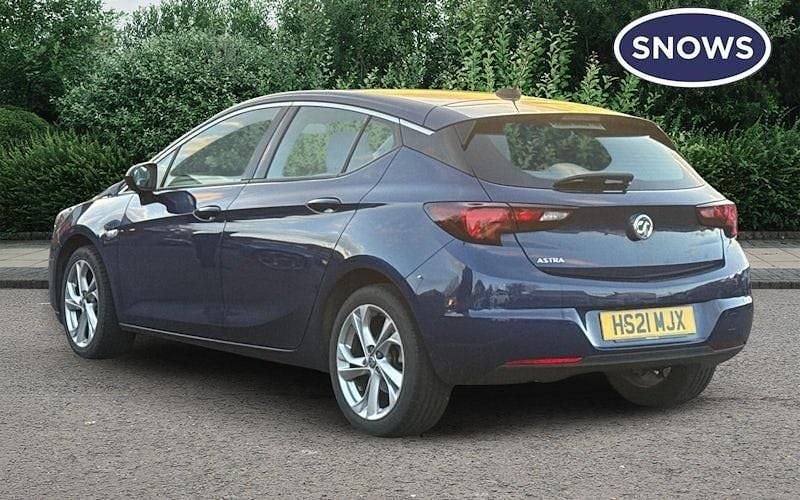 Used Vauxhall Astra SRi 145 HP (106 kW) 2021 Blue Hatchback