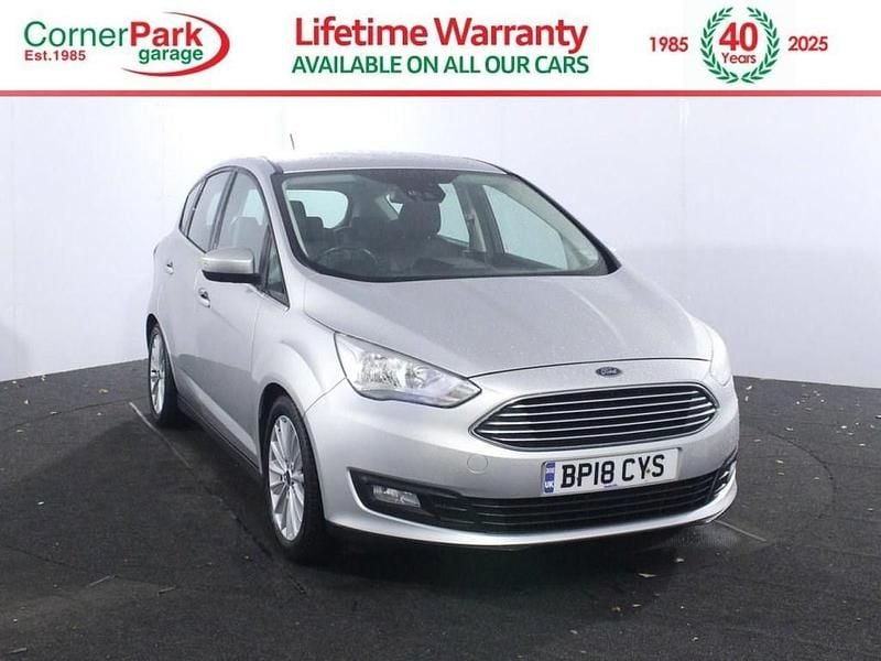 Silver Used 2018 Ford C-MAX Titanium MPV | £7,699 (Fair price) - Image 1/4